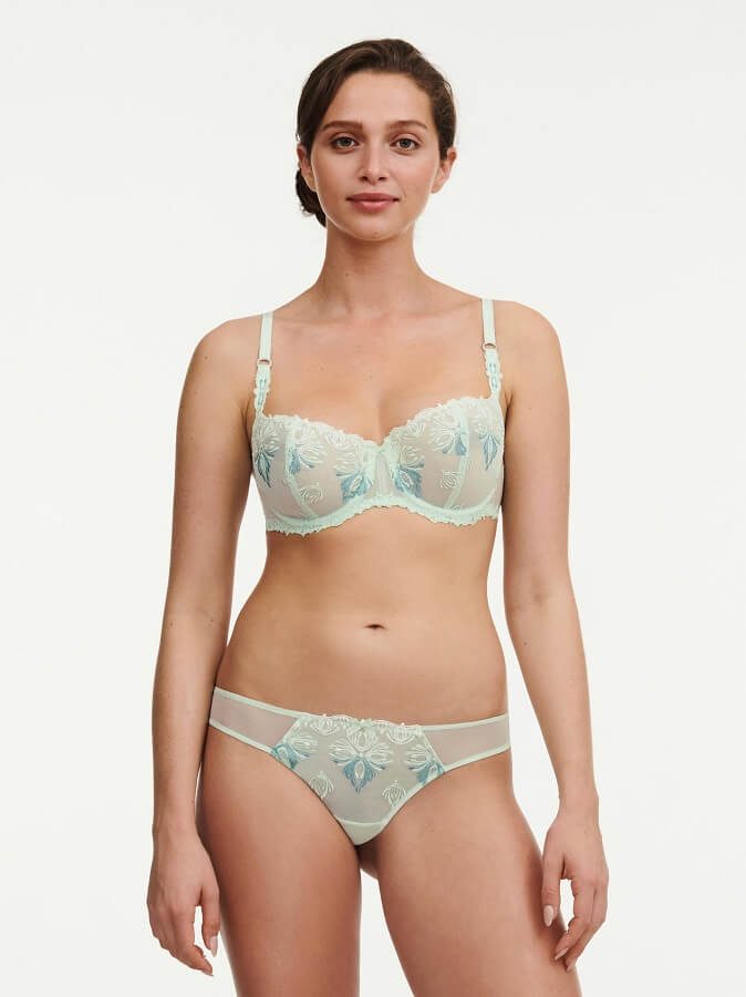 chantelle-champs-elysee-reggiseno-balconcino-art-C26050-colore-verde-acqua